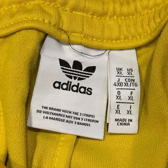 Adidas Yellow Firebird Track Pants Yellow Men’s Sz XL - Picture 4 of 4